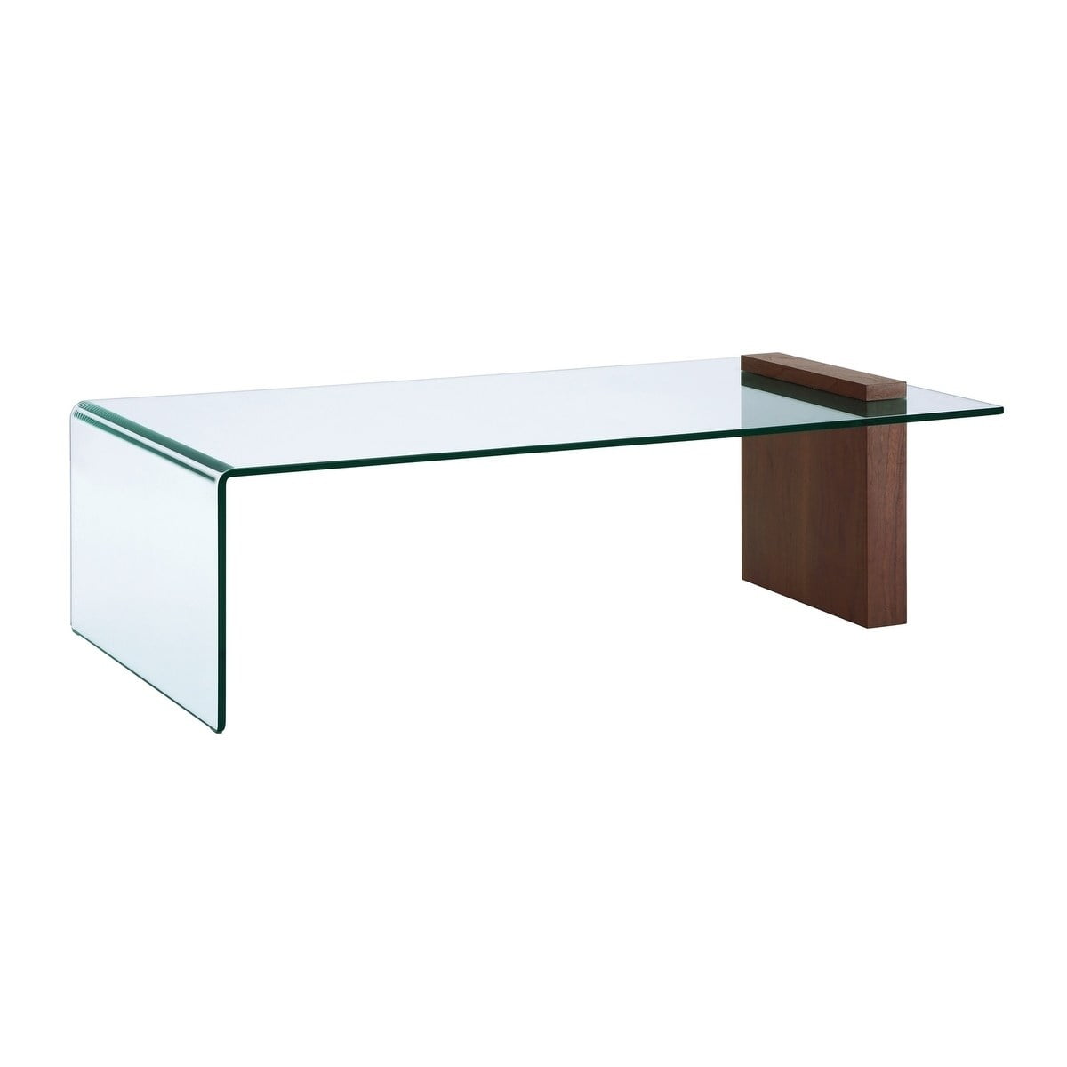 Buono Bent Glass Coffee Table Walmart Com Walmart Com