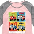 thumbnail image 3 of Little Tikes - Ready for Adventure - Toddler & Youth Girls Raglan Graphic T-Shirt, 3 of 4