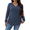Navy blue, variant on NISVIYA Womens Winter Plus Size Sweather with Long Sleeves,Fashion Casual Loose Fit Knit V-Neck Tops