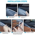 thumbnail image 4 of AllWays Plaza Car Interior Moulding Strip Car Decorative Filler Insert Strips 5M(16ft) Flexible Electroplating Decoration Styling Dashboard Accessories with Installing Tool (Blue), 4 of 12