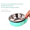 thumbnail image 4 of Pet Feeding Bowl, Removable Stainless Steel Hanging Pet Bowl, Food and Water Feeder for Cats, Dogs, Birds and Other Small Pets, 4 of 11