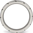 thumbnail image 2 of Titanium Polished 4mm Grooved Band (Size 11.5) Made In China tb482-11.5, 2 of 5