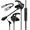BLACK, variant on USB C Headphones for iPhone 17 16 15, USB C&3.5mm Mobile game headset with Microphone & Remote Control Cancelling for iPhone 17 16 15 Pro Max, iPad Pro, Galaxy S25 S24 S23 Ultra, Pixel 9 8 7