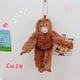 thumbnail image 3 of 1 muñeco de peluche suave, adorable gorila, orangutanes, monos, bonito animal colgante, llavero, regalo de cumpleaños y Navidad para niña y niño, 3 of 5