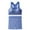 Blue, variant on BLTIBY Shapewear Workout Sets for Women Two Piece Outfits Seamless Tummy Control High Waisted Biker Shorts Sports Bra Yoga Gym Activewear Blue Free Size