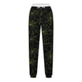thumbnail image 5 of Teissuly Nouvelle Arrivée Pantalon de Survêtement pour Femmes Mode Halloween Toile d'Araignée Imprimée Taille Élastique Cordon de Serrage Bas Resserré Pantalon Décontracté à la Cheville avec Poches, Taille P-2TG, 5 of 5