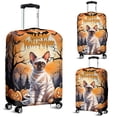 thumbnail image 2 of Mummy Devon Rex Happy Halloween with Pumpkins Bats Spooky Fun Travel Luggage Cover Cat Lover Kitten Owner Gifts Suitcase Dust Protective Decor - 00019, 2 of 5