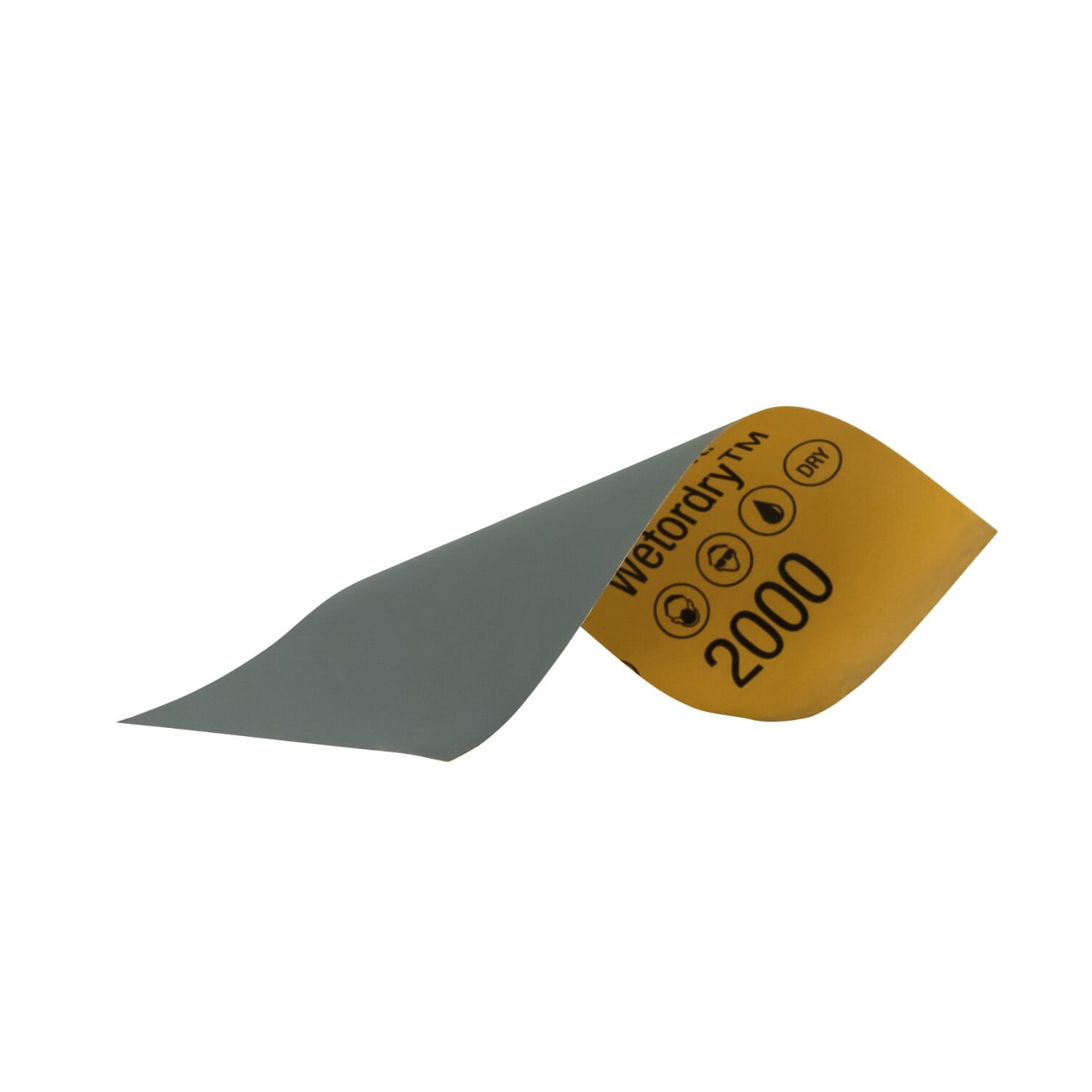 3M Wetordry Sandpaper, 3 2/3 in x 9 in, 2000 Grit, 5-Pack
