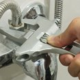 thumbnail image 1 of Herramienta de llave sanitaria para baño Kit de llave de fontanería Ehuebsd Universal de gran apertura mango corto móvil tubo de grifo de inodoro, 1 of 6