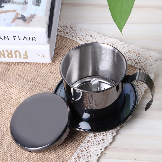Dioche Cafetière, Filtre à Café Goutte à Goutte, Réutilisable pour Bureau et Maison