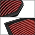 thumbnail image 3 of DNA Motoring AFPN-180-RD For 2012 to 2019 BMW M3 / M4 / M5 / M6 Gran Coupe Pair Washable Drop-In Panel Air Filter Red 13 14 15 16 17 18, 3 of 5