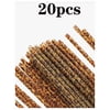 20pcs Reusable Leopard Print Plastic Straws, Creat