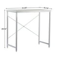 thumbnail image 6 of COMHOMA 32 inch Computer Desk, Study Writing Table for Small Space, Save Space Office Desk with Metal Legs, 6 of 7
