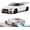 White, variant on Car Alarm Clock 3-in-1 Digital LED, Crystal Clear LED Display Screen, Modern Sports Car Nightstand Clock, Digital Clock for Bedroom Office Desk Decor Gift (Black)