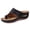Black, variant on Women Wedge Platform Flip Flops Slippers Bohemian Open Toe Slip on Dressy Casual Summer Beach Shoes