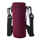 thumbnail image 4 of Portador de botella de agua de neopreno, bolsa de botella de agua, bolsa de transporte de botella de bebida aislada desmontable de almacenamiento para Rojo S, 4 of 8