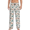 thumbnail image 1 of Balery Winter Woodland Friends Pantalones de pijama para hombre, pijama ultraligero, pantalón de descanso-3X-Large, 1 of 6
