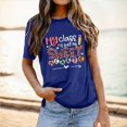 thumbnail image 2 of Shadoumai Valentines Shirts for Women Tie Dye Heart T Shirt Valentine's Tee Shirt Casual Lover Short Sleeve Tops, 2 of 5