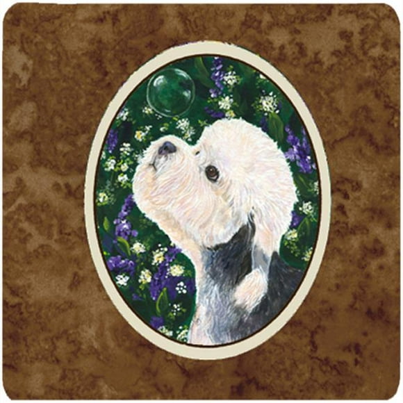 Dandie Dinmont Terrier Foam Coasters, Set Of 4