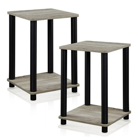 Furinno Turn-N-Tube Haydn End Table, Set of 2