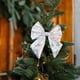 thumbnail image 5 of Guirnalda de Lazos Navideños, Lazo Pequeño para Árbol de Navidad, Pajarita de Lentejuelas, Decoración Navideña para El Hogar y Fiestas de Navidad., 5 of 6