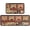 Coffee 1, variant on 2 Piece Red Wine Kitchen Rug Set, Wine Glasses Kitchen Rugs and Mats Non Skid Washable Absorbent Microfiber Kitchen Floor Decor Mat 17"x47" 17"x30"