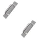 thumbnail image 4 of Manijas de puerta resistentes con tornillo de montaje, manijas de placa de puerta de empuje convenientes, manijas de empuje para restaurantes, 2 uds. 30cm x 8cm x 015cm, 4 of 8