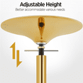 thumbnail image 3 of Yaheetech Height Adjustable 7'-9' H Spinning Static Dancing Pole, Gold, 3 of 9