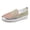 Pink, variant on Vedolay Summer Sneakers Ladies's Shoes Comfortable Slip On Flat Low Top Shoes,Silver 8