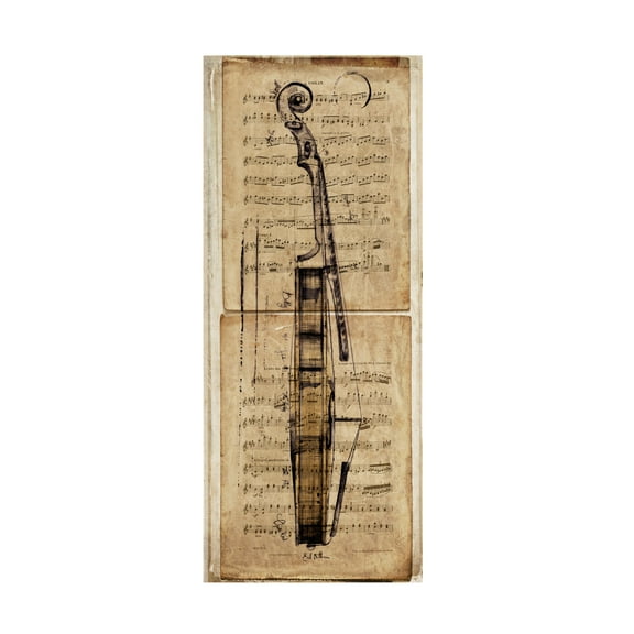 Symposium Design 'Violin Music' Canvas Art