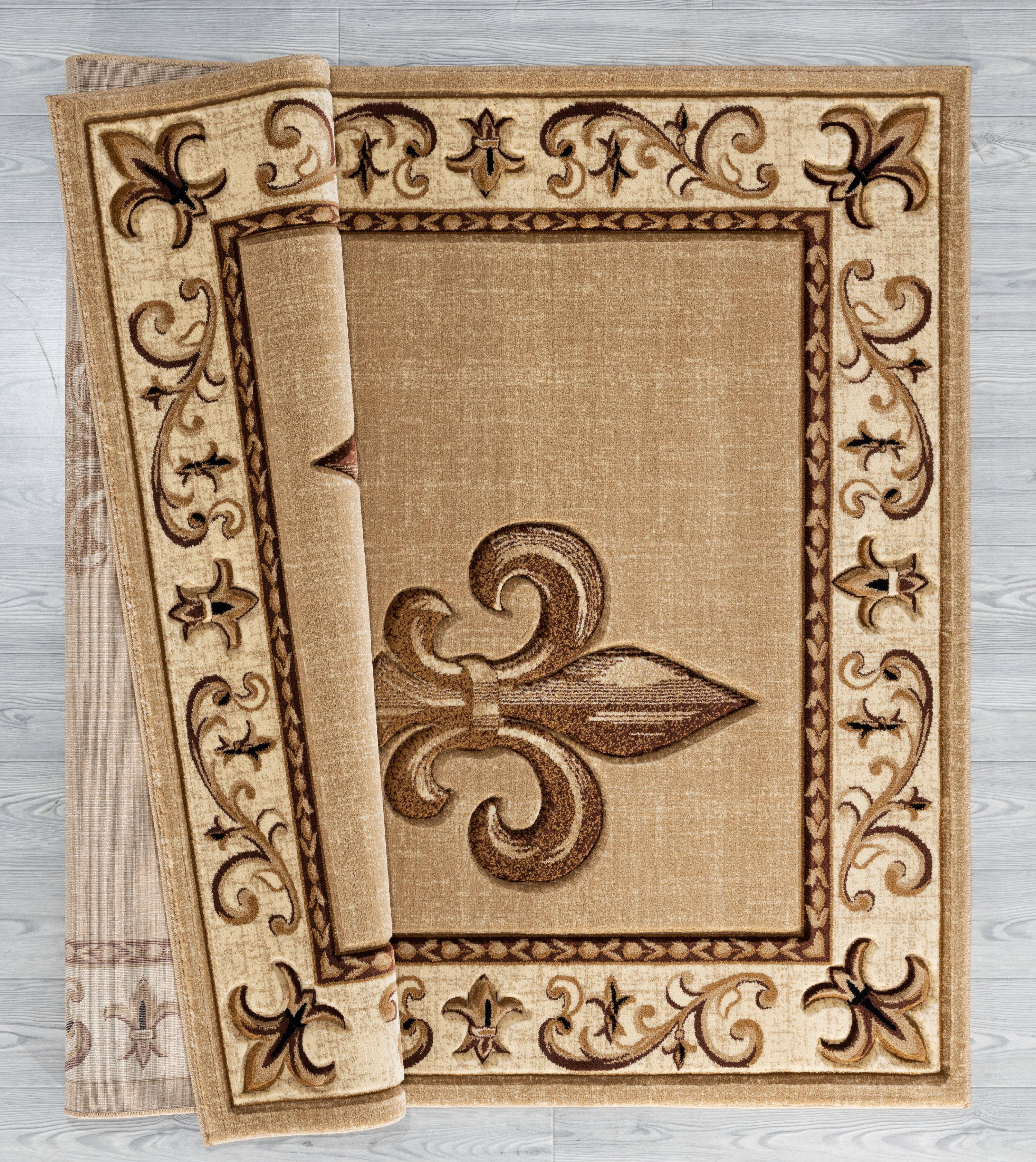 United Weavers Drachma Peleus Transitional Border Area Rug, Beige, 7'10" x 10'6"