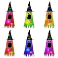 thumbnail image 4 of Bewildely Sombrero de resplandeciente Sombrero de con luces LED de Halloween para decoración de fiestas en interiores y exteriores Kits de decoración para fiestas Numero 5, 4 of 6
