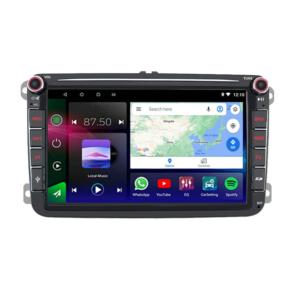 Evalueerbaar delen groet Android 10.0 Carplay Car audio 2 Din GPS Car Stereo Radio 7'' Car MP5  Player with Carplay WIFI Bluetooth GPS FM RDS For Volkswagen VW golf 5 golf  6 PASSAT B6 TOURAN