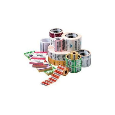 Zebra Z-Ultimate 3000T - Perforated glossy permanent acrylic adhesive polyester labels - pearl white - 3 in x 1 in - 202