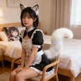 thumbnail image 5 of Weloille Remote & Voice Controlled Wagging Tail 1 Set, Realistic Moving Effect Soft Material, Battery Powered Easy Installation, for Cosplay Party Costume Festival Performance, 5 of 6