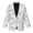 Blue Animal Hot Air Balloon Toile De Jouy, variant on Xoenoiee Green Tropical Palm Leaf Blazers for Women Business Casual Long Sleeve Button Down Notch Lapel Open Front Suit Jacket, Dressy Work Blazer with Pockets, Winter Fall Outfits, XS