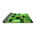 thumbnail image 2 of Ahgly Company Indoor Square Abstract Green Modern Area Rugs, 3' Square, 2 of 4