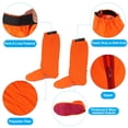 thumbnail image 4 of Unique Bargains Waterproof Shoe Covers, Rain Shoe Cover Snow Boot Covers, S, Orange, 4 of 5
