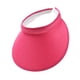 thumbnail image 3 of Sombrero con visera ajustable para playa, tenis, pesca, ciclismo y jogging. Rosa roja, 3 of 9