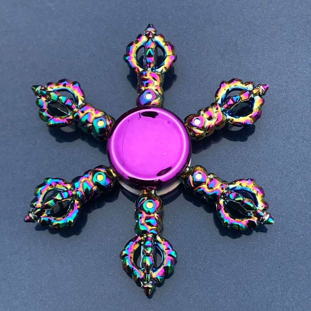 Latady 3 PCS Metal Fidget Spinner Toys,Stainless Steel Bearing 2 Min High Speed Stress Relief Spinner ADHD Anxiety Toys for Adult Kid Autism Fidget ...