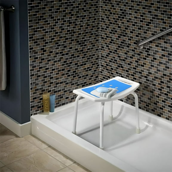 LAMIRO Non-slip Bathroom Bath Chair Stool Cushion Elderly Bath Tub Shower Chair