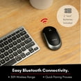 thumbnail image 3 of Macally Souris Sans Fil Bluetooth pour Ordinateur Portable - Souris Bluetooth Sans Fil Silencieuse et Confortable pour MacBook Pro / Air, Mac, Apple iPad, Microsoft Surface, Tablette - Souris Sans Fil Silencieuse pour Ordinateur Bluetooth, 3 of 4