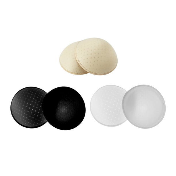 Octpeak 10 Pairs Soft Silicone Pad Fake Round Shaped Fake Cup Boobs Pads  Insert,Soft Pad,Silicone Pad 