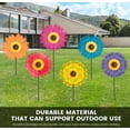 thumbnail image 5 of 6PCS Sunflower Wind Spinners with Stakes 14" W x 19" H Wind Spinners Lawn Pinwheel Sunflower Windmill Outdoor Multicolor Pinwheels for Yard Decoration, 5 of 7