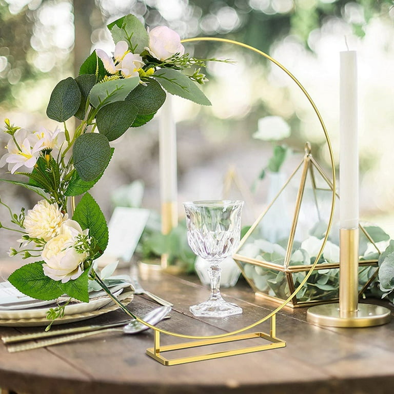 Gold metal ring for floral hoops deals
