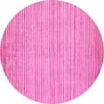 thumbnail image 1 of Ahgly Company Indoor Round Abstract Pink Modern Area Rugs, 3' Round, 1 of 4