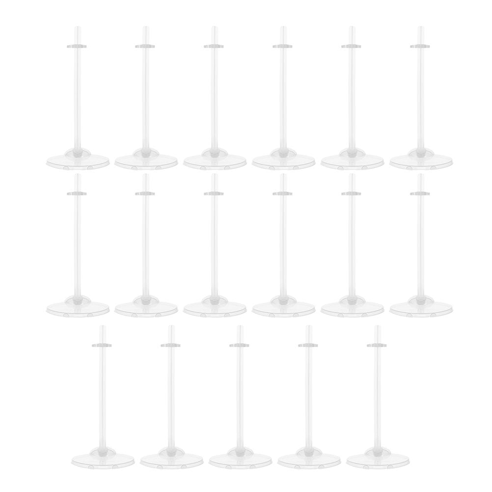 Frcolor 17pcs Doll Stands Doll Holders Display Stands Holders for Kids