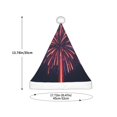 thumbnail image 3 of Balery Fireworks3 Pattern Santa Hat Christmas Hat Funny Christmas Hat Christmas Knitted Beanie Hat For Kids, 3 of 6