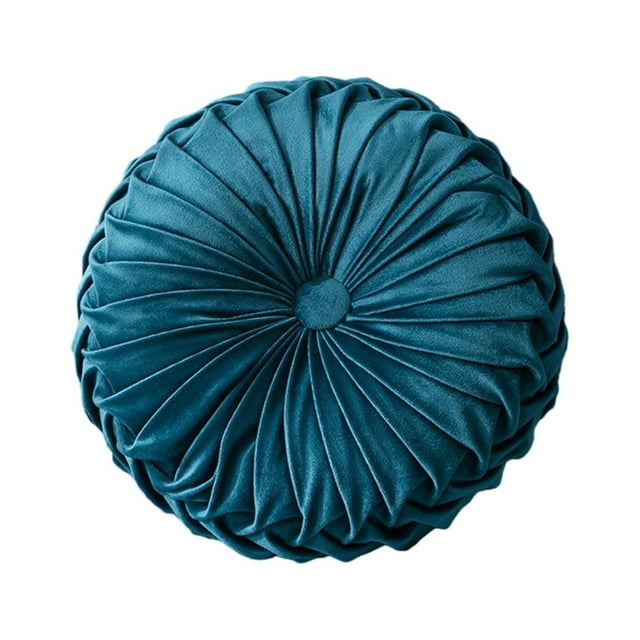 ZheElen Coussin Doux et Confortable pour Diverses Applications Coussin Décoratif Bleu Mer 35CM 1Set