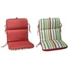 Jordan Manufacturing Reversible Deluxe Chair Cushion, Multiple Colors